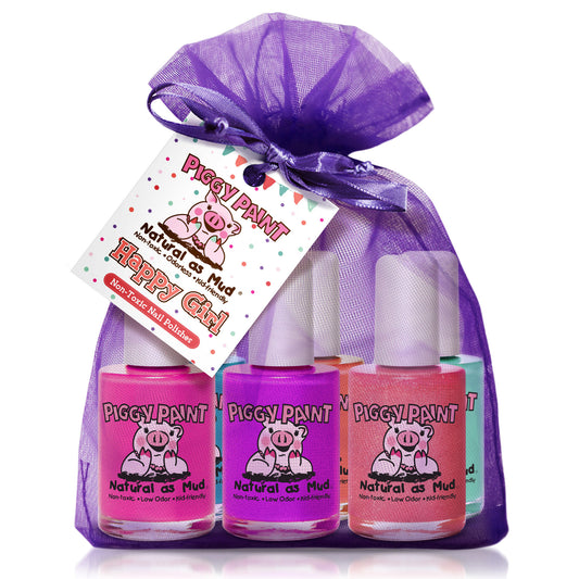 Happy Girl Gift Set - Kids Non-toxic Nail Polish