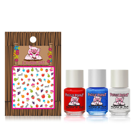 U.S. of YAY! Gift Set - Kids Non-toxic Nail Polish